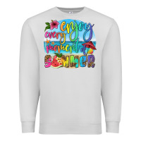 Dove Grey enjoy every moment of summer Premium Sweatshirt - HRA Design Shop