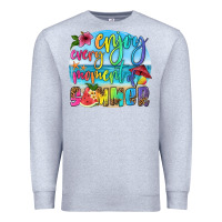 Heather Grey enjoy every moment of summer Premium Sweatshirt - HRA Design Shop