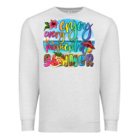 Oatmeal Heather enjoy every moment of summer Premium Sweatshirt - HRA Design Shop
