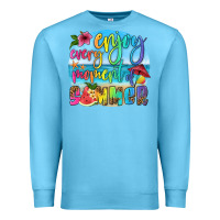 Ocean Blue enjoy every moment of summer Premium Sweatshirt - HRA Design Shop