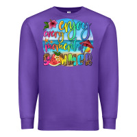 Purple enjoy every moment of summer Premium Sweatshirt - HRA Design Shop