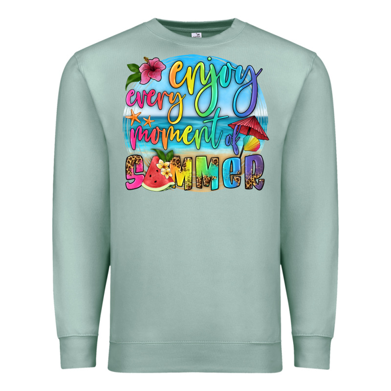 Enjoy Every Moment Of Summer Premium Sweatshirt by HRA Design Shop | Teevron