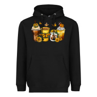 Black butterfly coffee cups Heavyweight Hoodie - Zillion Design Studio