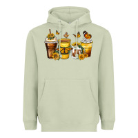 Matcha butterfly coffee cups Heavyweight Hoodie - Zillion Design Studio