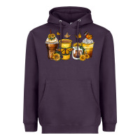 Plum butterfly coffee cups Heavyweight Hoodie - Zillion Design Studio