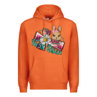 Carrot he is risen cross rabbit Premium Hoodie - BarkalooDesign