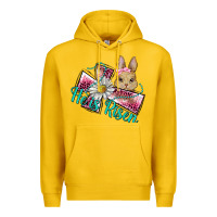 Lemon he is risen cross rabbit Premium Hoodie - BarkalooDesign
