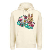 Sandshell he is risen cross rabbit Premium Hoodie - BarkalooDesign