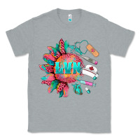 Heather Grey western licensed vocational nurse medical instruments Classic Tee - BarkalooDesign