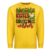 Lemon gingerbread kisses and christmas wishes Premium Sweatshirt - FaDigitalArtStudio