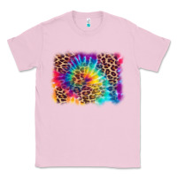 Bubblegum Pink leopard tie dye background Classic Tee - Zillion Design Studio