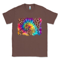 Chestnut leopard tie dye background Classic Tee - Zillion Design Studio