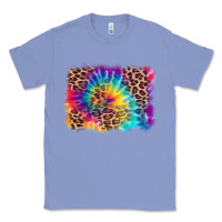 Colony Blue leopard tie dye background Classic Tee - Zillion Design Studio