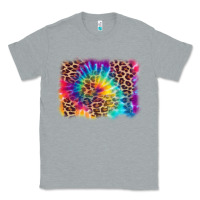 Heather Grey leopard tie dye background Classic Tee - Zillion Design Studio