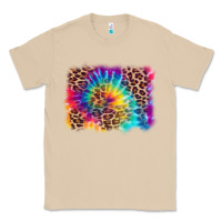 Mushroom leopard tie dye background Classic Tee - Zillion Design Studio