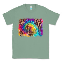 Sage leopard tie dye background Classic Tee - Zillion Design Studio