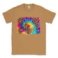 Toasted Coconut leopard tie dye background Classic Tee - Zillion Design Studio