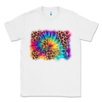 White leopard tie dye background Classic Tee - Zillion Design Studio
