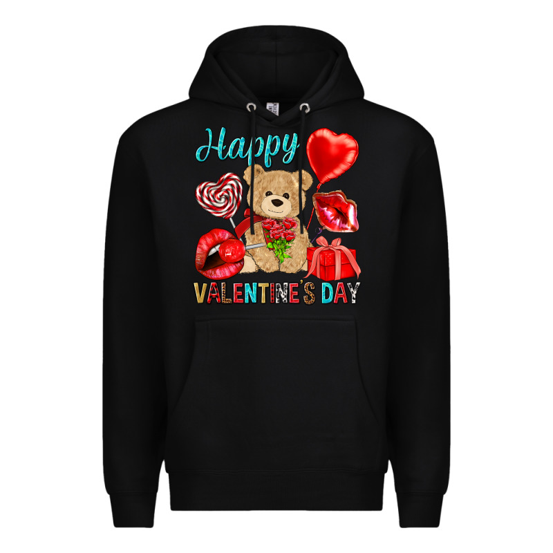 Happy Valentines Day Premium Hoodie by NancyCooperArtShop | Teevron