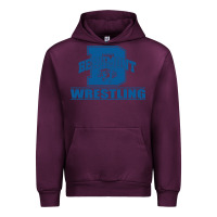 Mauve Wine Beaumont Wrestling Urban Hoodie - Jasminsmagicworld