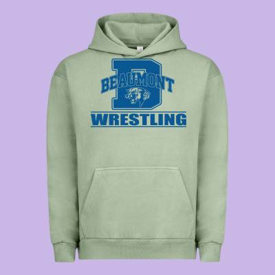 Beaumont Wrestling Urban Hoodie Designed By Jasminsmagicworld