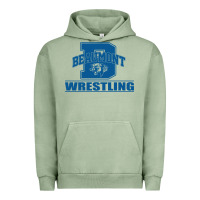 Pigment Oil Green Beaumont Wrestling Urban Hoodie - Jasminsmagicworld