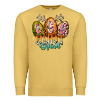 Antique Gold egg hunt squad Premium Sweatshirt - RacoonDesign