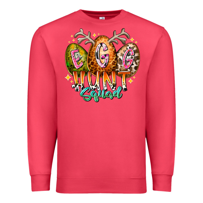 Egg Hunt Squad Premium Sweatshirt by RacoonDesign | Teevron