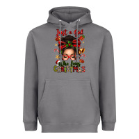 Storm just a girl who loves christmas afro messy bun Heavyweight Hoodie - texasbilliewilder