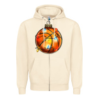 Sandshell christmas  baskerball Zipper Hoodie - Zillion Design Studio