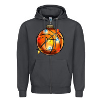 Smoke christmas  baskerball Zipper Hoodie - Zillion Design Studio