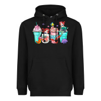 Black ariel coffee cups Heavyweight Hoodie - Zillion Design Studio
