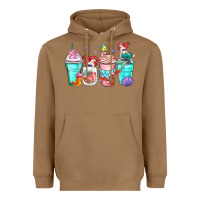 Toasted Coconut ariel coffee cups Heavyweight Hoodie - Zillion Design Studio