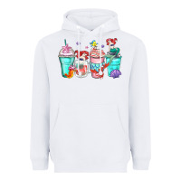 White ariel coffee cups Heavyweight Hoodie - Zillion Design Studio