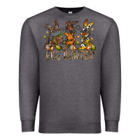 Charcoal Heather egg hunter Premium Sweatshirt - RacoonDesign