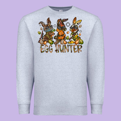 Egg Hunter Premium Sweatshirt Designed By Racoondesign