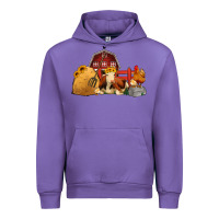 Tulip Red Barn Farm Animals Urban Hoodie - Jasminsmagicworld