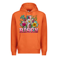 Carrot he is risen cross easter Premium Hoodie - BarkalooDesign