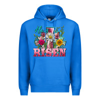 True Royal he is risen cross easter Premium Hoodie - BarkalooDesign