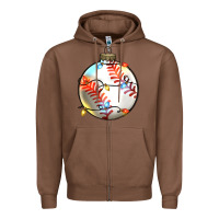 Chestnut christmas  baseball Zipper Hoodie - Zillion Design Studio