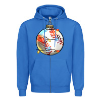 Christmas  Baseball Zipper Hoodie | Teevron
