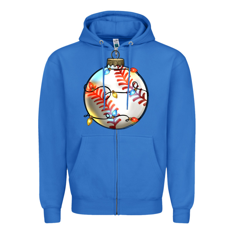 Christmas  Baseball Zipper Hoodie by Zillion Design Studio | Teevron