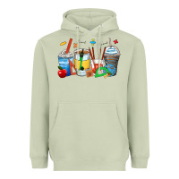 Matcha math teacher coffee cups Heavyweight Hoodie - Zillion Design Studio