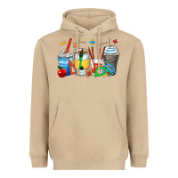 Mushroom math teacher coffee cups Heavyweight Hoodie - Zillion Design Studio