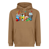Toasted Coconut math teacher coffee cups Heavyweight Hoodie - Zillion Design Studio