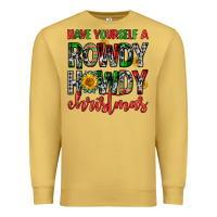Antique Gold have yourself a rowdy howdy christmas Premium Sweatshirt - FaDigitalArtStudio