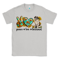 Moon Dust peace love st. bernard Classic Tee - texasbilliewilder