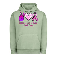 Pigment Oil Green Peace Love Cure Breast Cancer Urban Hoodie - Jasminsmagicworld