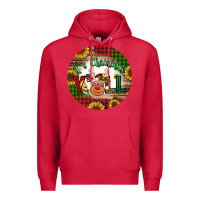 Cardinal it's Christmas y'all reindeer Christmas Premium Hoodie - Jasminsmagicworld
