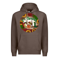 Coffee it's Christmas y'all reindeer Christmas Premium Hoodie - Jasminsmagicworld